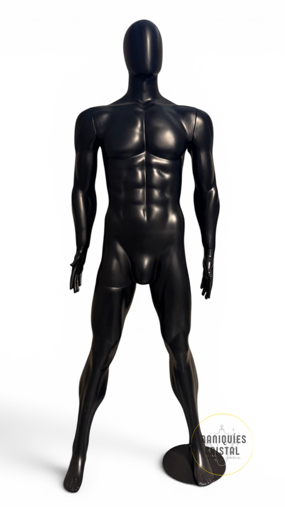 MANIQUÍ DE HOMBRE DEPORTIVO RECTO / BASE DE METAL